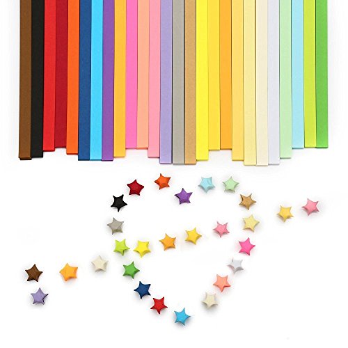 400 feuilles colorées pliante Origami papier ét...