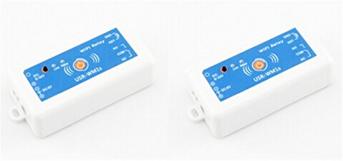 USR 2 Piece USR-WM1s 1 Sortie Wifi Télécommande relais DC 6-24V Puissance code EAN 0740030458838 