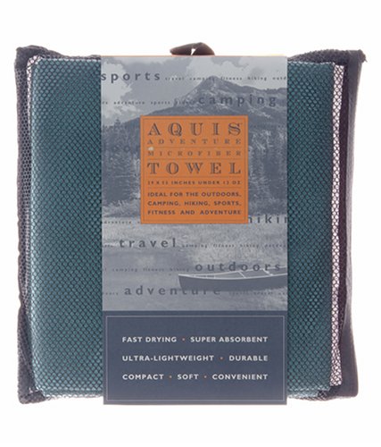 Hampton Brands Ltd Aquis Adventure Extra Large Microfiber Towel, Seafoam, 29" x 55" 0740297117110 (0740297117110)