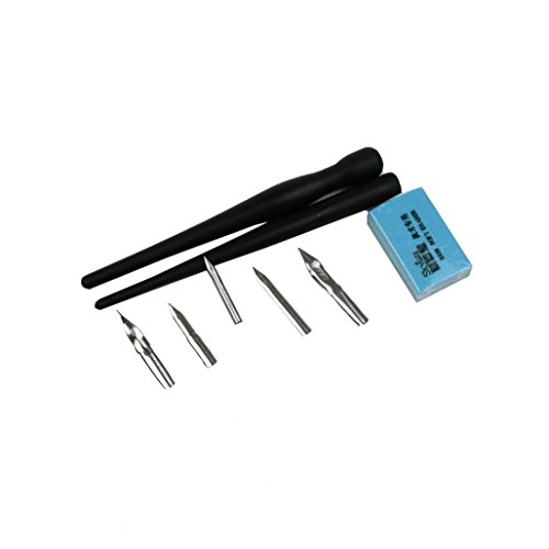 Ms 5 nib comics calligraphie lettrage set to 411