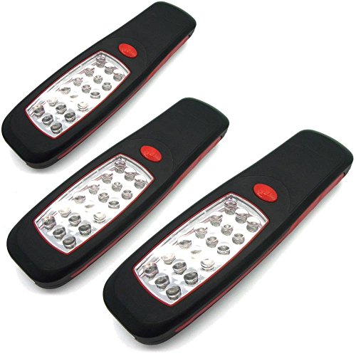 3 x Lampe de Travail avec 21 LED Lampe de Poche...