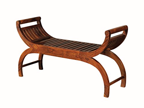 Sheesham en palissandre indien Grand tabouret i...