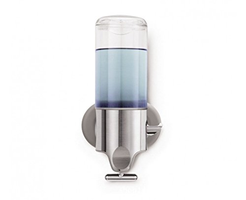 Sunvp Home Distributeur de savon simple et shampoing mural inox pour salle de bain ou cuisine 500ml 0742010404156 (0742010404156)