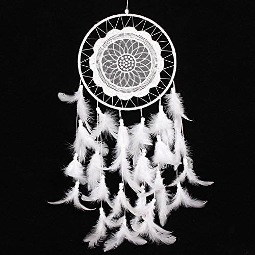 Dentelle dreamcatcher plume capteur de rêves at...