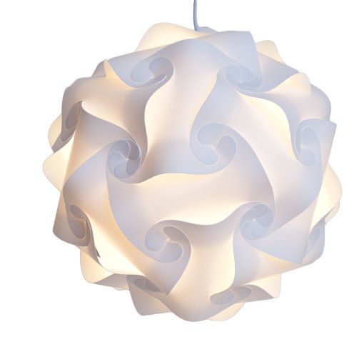 LB trading Lampe Ombre Puzzle - Puzzle lightshade - ombre Jigsaw IQ Light - Plafond abat-jour - Eclairage Suspension moderne - Flat Pack Self Assembly(M) code EAN 0742500758233 