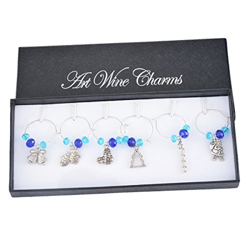 Mixte marque verres avec pendentif de noël stra...