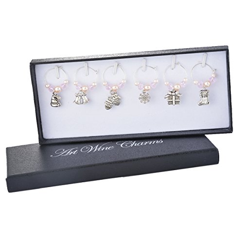 Mixte marque verres avec pendentif de noël perl...