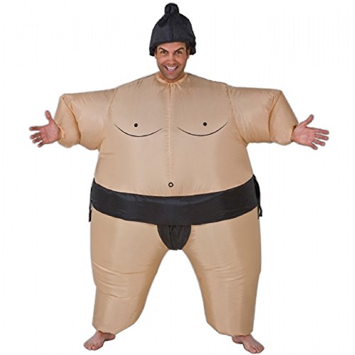 Giggle Beaver Gonflable Japon lutte Sumo graisse convient à Blow Up Déguisements Costume drôle amusant Halloween nouveauté 0743181092913 (0743181092913)