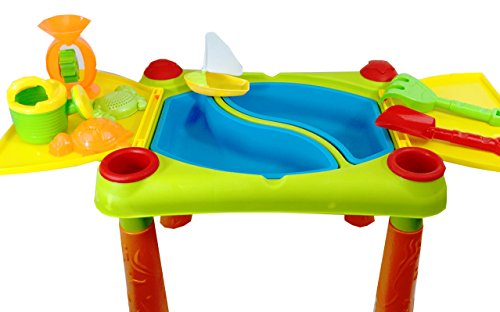 Grande table de jeu 2 en 1 pour sable/eau - enf...