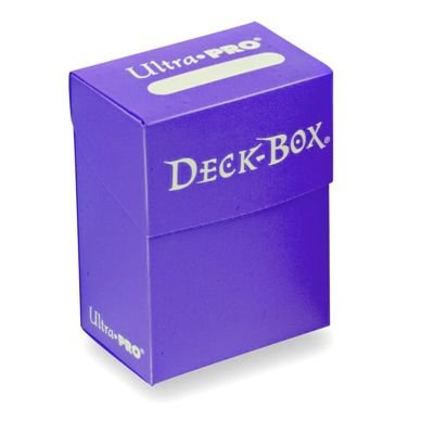 - 330460 - jeu de cartes - deckbox - solid purp...
