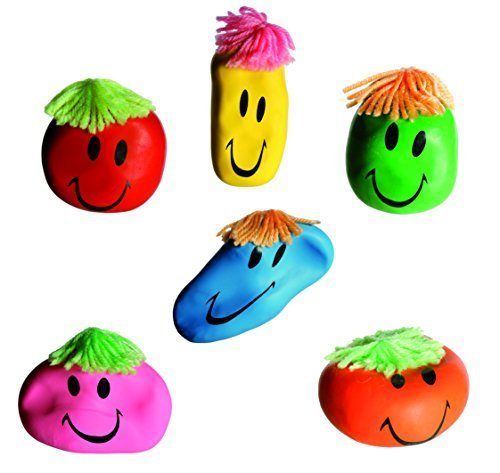 Kenzies Gifts Balle anti-stress en forme de tête amusante idéal pour garçon/fille 0743181485234 (0743181485234)