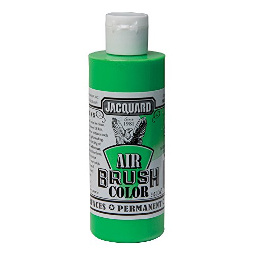 Jacquard 4oz airbrush color fluorescent green code EAN 0743772022114 