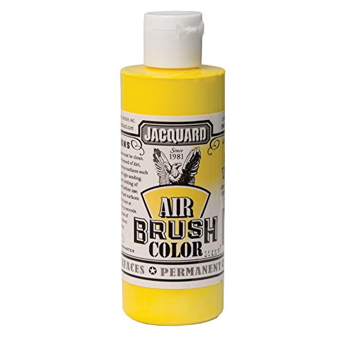 Airbrush Color Jacquard 4Oz Opaque Yellow