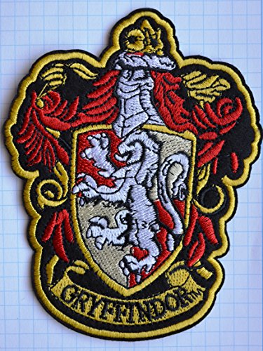 Choppershop Harry Potter Gryffondor Badge d'École Sew/Fer Sur Patch Badge motiff Fancy Dress code EAN 0744745472578 