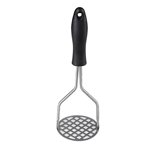 Presse-purée en acier inoxydable poignée souple...