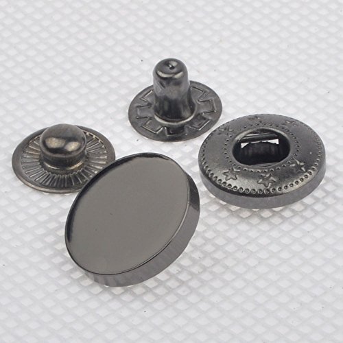 Lot de 15 jeux 10/15 mm boutons-pression Bouton...