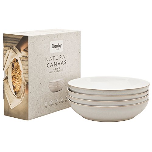 Toile naturelle bol à pâtes lot de 4 dans un co...