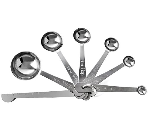 Lot de 7 Cuillères Doseuses avec une Règle de M...