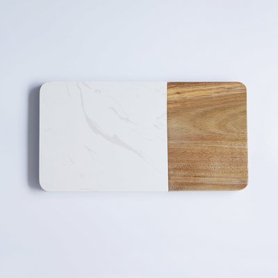 Plateau à fromage pierre en marbre naturel et d...