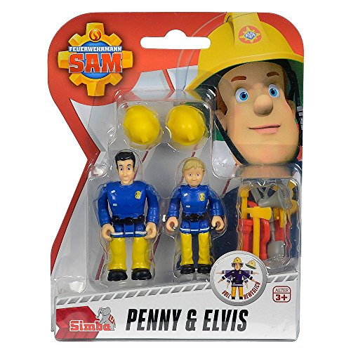 Dickie-Spielzeug Sam Le Pompier - Fireman Sam - Ensemble de chiffres - Penny & Elvis FS91055 code EAN 0746550928974 