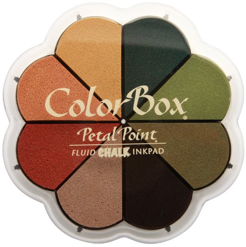 Colorbox - Automne pastels Craie liquide Petal Point Option Pad d'encre dans 8 couleurs, multicolore code EAN 0746604715321 