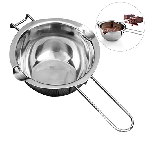 Doryum Sucre butter chocolate melting pot de cuisson en acier inoxydable outils chauffage bowl | premium quality & rust proof | code EAN 0746704093534 