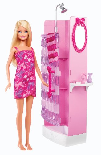 Barbie - BCG70 - Glam Shower - Barbie et sa Dou...