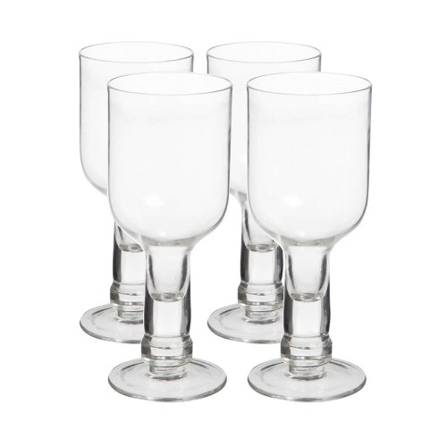 Bouteille en verre recyclé Transparent Lot de 4...