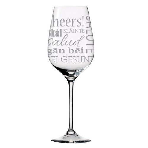 Gifted Living Cheers oz Verre à vin gravé code EAN 0746851984099 