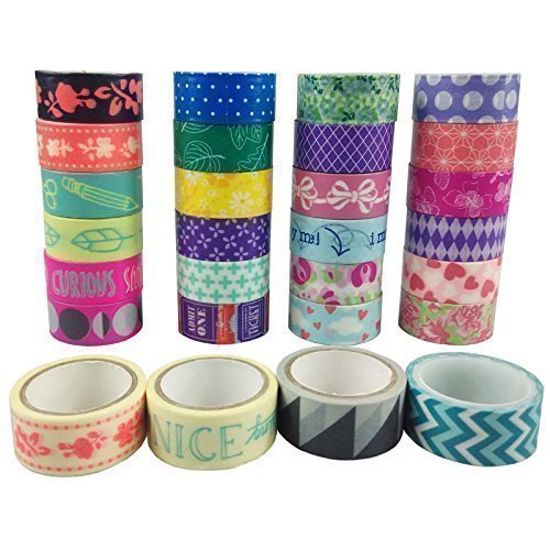 AUFODARA 10 rouleaux Ruban adhésif de décor Was...