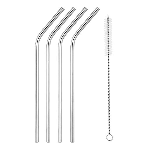 Paille Inox, ZITFRI, Paille réutilisable, lot d...