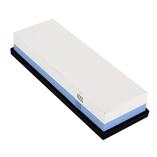 LOMATEE Pierre à aiguiser double grain 1000 / 4000 pour les couteaux avec le coussinet en silicone (1000/4000) code EAN 0747150128535 