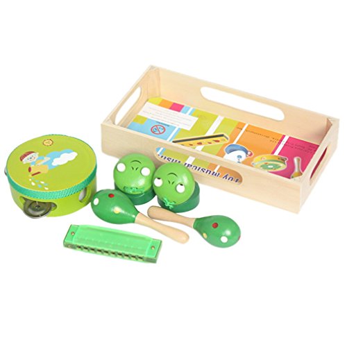 - 4 en 1 kit de jouet instruments de musique en...