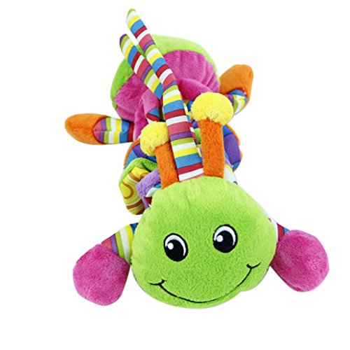 Jouet pour Poussette Bébé Chenilles - Hochet d'...