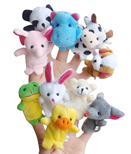 - lot de 10 marionnette à doigt en forme d'anim...