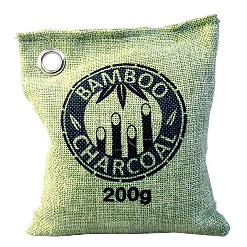 1 pièce 200g vert charbon de bambou sacs, naturelle désodorisant désodorisant 0747380911242 Ushang