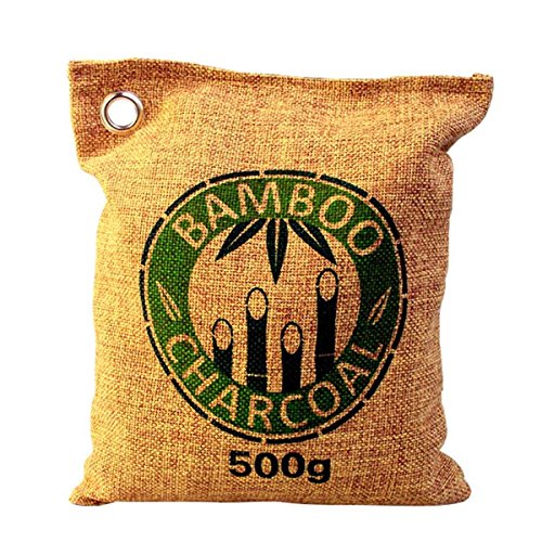 ushang 1 pièce Tan 500 g Sacs de charbon de bambou naturel, Désodorisant Désodorisant 0747380996966 Ushang
