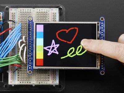 2.8 TFT LCD with Touchscreen Breakout Board w/M...
