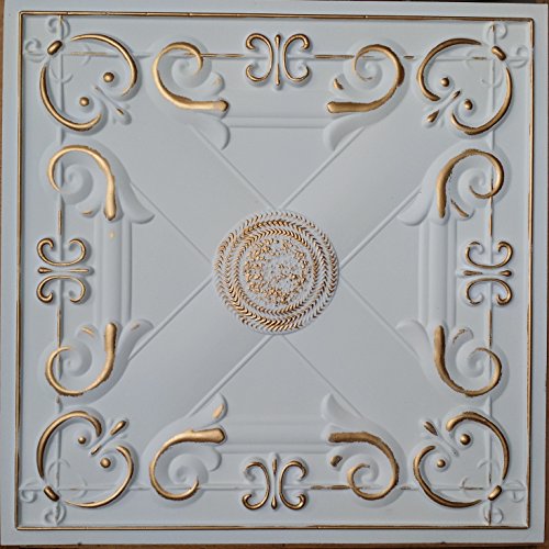 PL22 en étain Cameo Dalles de plafond en relief...