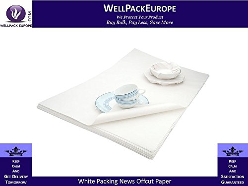 Wellpack Europe 600 x Feuilles de papier cadeau Blanc Nouvelles Format - Blanc Art Papier d'emballage 500 mm x 750 mm * * * * * * * * * * * * * * * * * * * * * * * * LIVRAISON le jour suivant Royaume-Uni * * * * * * * * * * * * * * * * * * * * * * * * Visitez Notre Catalogue Amazon emballage excitantes - Recherche > wellpack Europe code EAN 0748690929965 