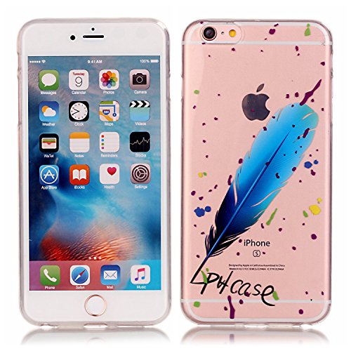 Iphone 6/6s transparent coque, slim bumper en s...