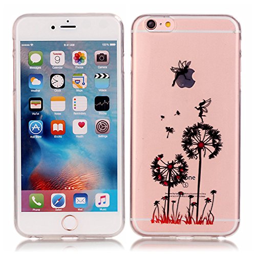 Iphone 6/6s transparent coque, slim bumper en s...