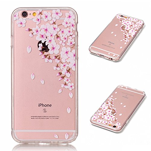 TUOTR Coque housse etui pour apple iphone 6 plus (ecran : 5.5 pouces) coque en silicone, apple iphone 6 plus (ecran : 5.5 pouces) silicone coque housse transparent etui gel slim case soft gel cover, etui de protection cas en caoutchouc en ultra slim souple pu bumper cas case cover coque couverture etui pour apple iphone 6 plus + bouchons de poussière (10lu) code EAN 0748782530529 