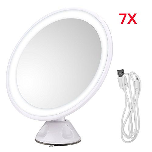 7x loupe miroir miroir de maquillage rechargeab...