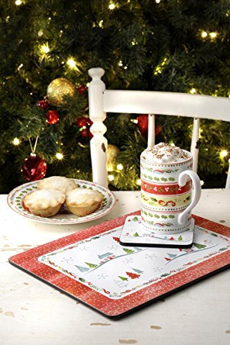 Pimpernel Christmas lot de 6 sets de table et dessous-de-verre 0749151539631 (0749151539631)