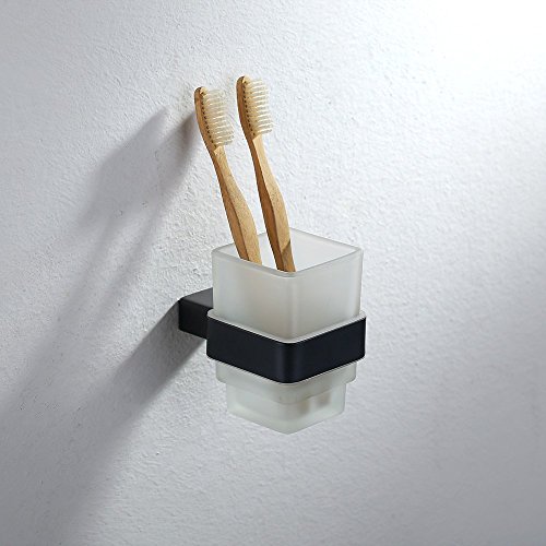 Porte goblet verre mural accessoires salle de b...