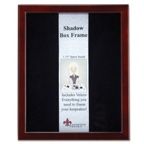 Lawrence Frames 790180 à expresso shadow box cadre photo en bois, 8 par 25,4 cm code EAN 0751148065597 
