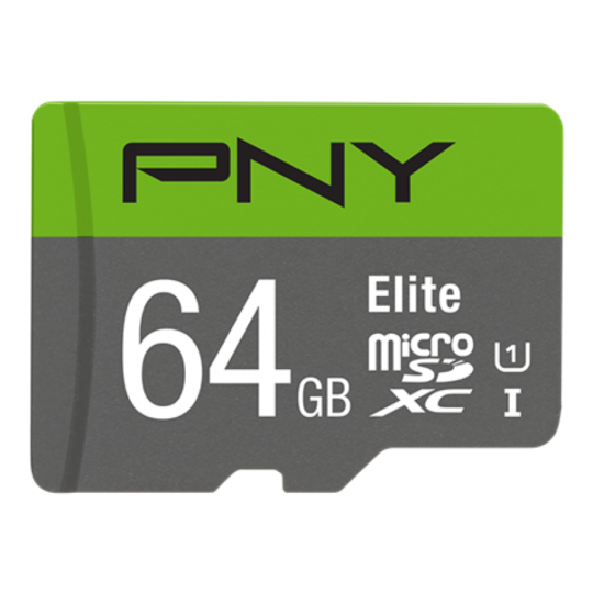 PNY Carte mémoire Micro SDXC Elite 64 Go - P-SD...