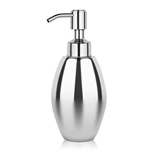 Homitex HOMITEX Distributeur de Savon Acier Inoxydable Comptoir Savon Distributeur Résistant Distributeur de Savon et Lotion code EAN 0751570307180 