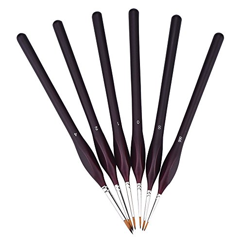 6 paquets ensemble de pinceaux pour la finesse ...